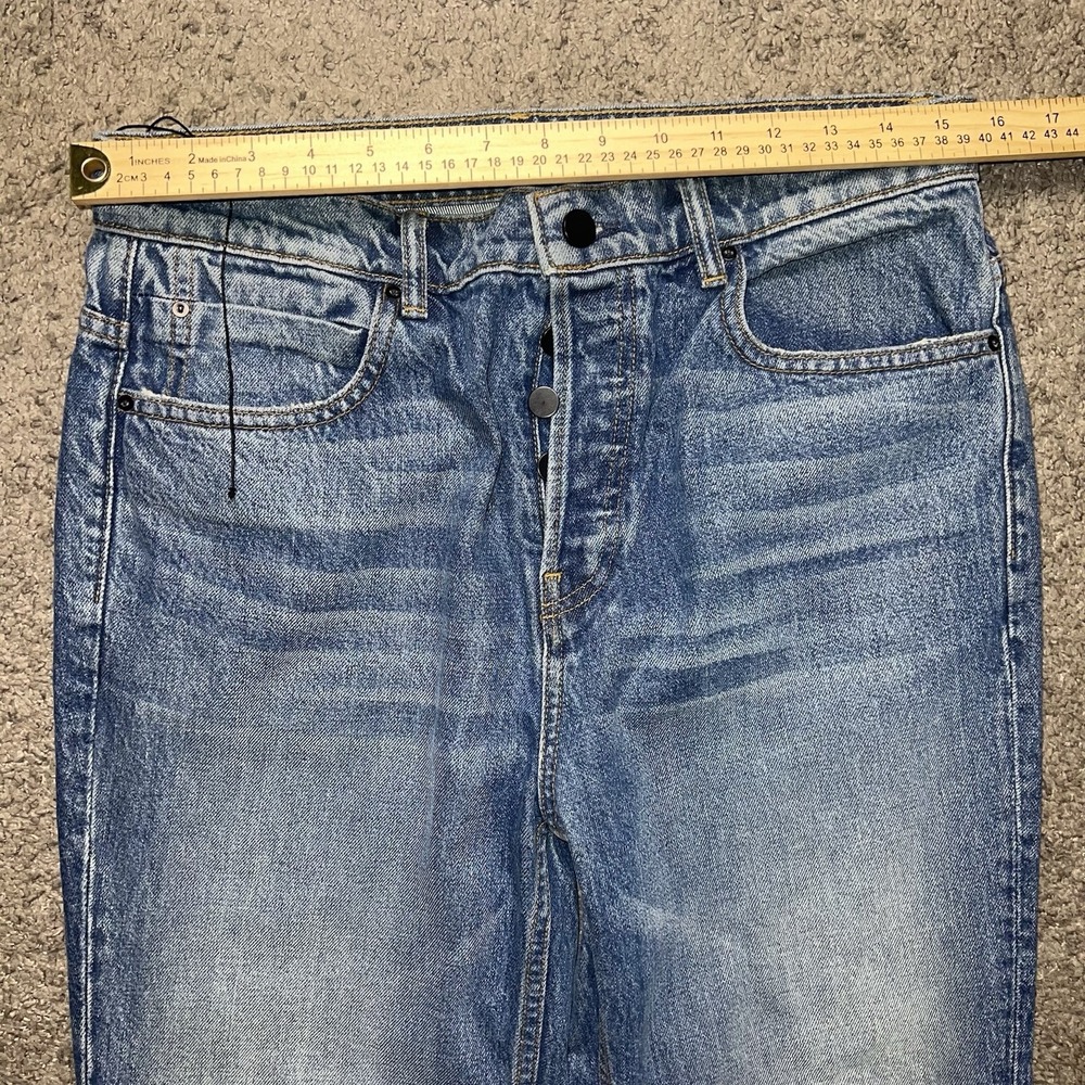 NWOT Alexander Wang Blue Button Fly Jeans Men 32x30 - Picture 6 of 8